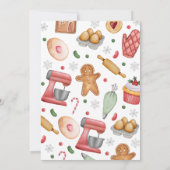 ベーキングスピリッツ明るいクリスマスパーティー 招待状 (裏面)