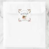 ベーキングスピリッツ明るいクリスマスプレゼントラベルシール スクエアシール (バッグ)