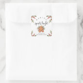 ベーキングスピリッツ明るいクリスマスプレゼントラベルシール スクエアシール (バッグ)