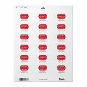 ベーキングスピリッツ明るいクリスマスベーキング ラベル (フルシート)