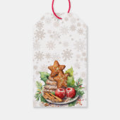 ベーキングスピリッツ明るいジンジャーブレッドのクッキーのお気に入り ギフトタグ (裏面)