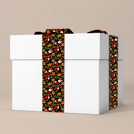 ベーキングスピリッツ明るいジンジャーブレッドクリスマスクッキー サテンリボン