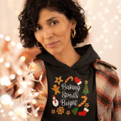 ベーキングスピリッツ明るいジンジャーブレッドクリスマスクッキー パーカ