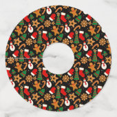 ベーキングスピリッツ明るいジンジャーブレッドクリスマスクッキー ワイングラスタグ (裏面)