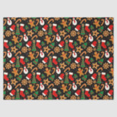 ベーキングスピリッツ明るいジンジャーブレッドクリスマスクッキー 薄葉紙 (正面)