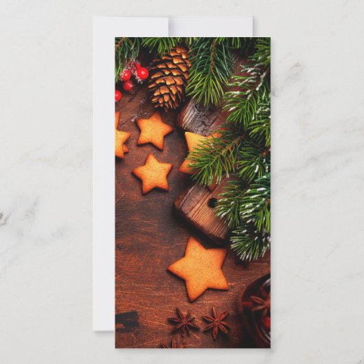 ベーキングスピリッツ明るいデジタルクリスマス招待状 セーブザデート (裏面)