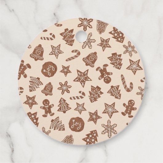 ベーキングスピリッツ明るいホリデークッキーイエロー フェイバータグ (裏面)