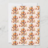 ベーキングスピリッツ明るいホリデークリスマスベークパーティー 招待状 (裏面)