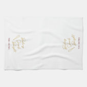 ベーキングスピリッツ明るい家族名クリスマス キッチンタオル (横)