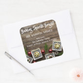 ベーキングスピリッツ明パーソナライズされたるい スクエアシール (封筒)