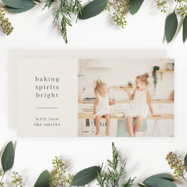 ベーキングスピリッツ |おもしろいキッズフォトニュートラル シーズンカード