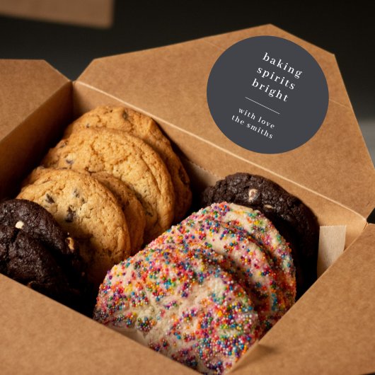 ベーキングスピリッツ |モダンスタイリッシュトレンディーおもしろい ラウンドシール