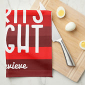 ベーキングスピリッツ |休日ベーキングカスタム キッチンタオル (四つ折り)