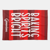 ベーキングスピリッツ |休日ベーキングカスタム キッチンタオル (横)