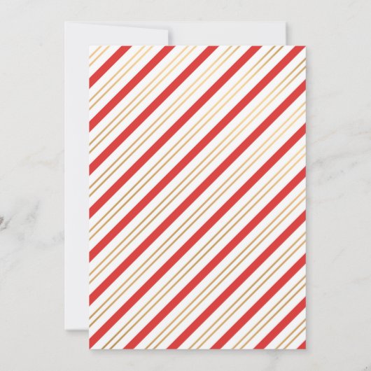 ベーキングスピリットブライトホリデーパーティークリスマスベーク 招待状 (裏面)