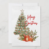 ベーキングスピリットブライトホリデーパーティークリスマスベーク 招待状 (裏面)