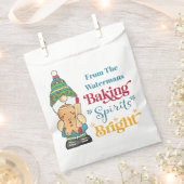 ベーキングスピリツブライトクッキークリスマスホリデー フェイバーバッグ (クリップ留めされた状態)