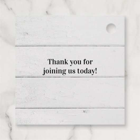 ベーキングスピリツブライトクリスマスホリデーパーティー フェイバータグ (裏面)