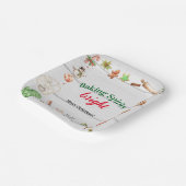 ベーキングスピリツブライトクリスマスホリデーパーティー ペーパープレート (傾斜あり)