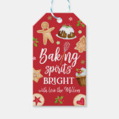 ベーキングスピリツブライトクリスマスホリデーベーキング ギフトタグ (正面)