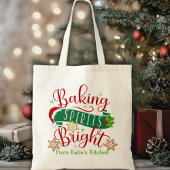 ベーキングスピリツブライトフェスティバルカスタムホリデー トートバッグ