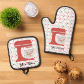 ベーキングスピリツブライトレトロミキサー 鍋つかみ&鍋敷きセット (トップダウン)