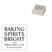 ベーキングスプライトブライト名 ラバースタンプ (押印)