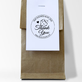 ベーキングスモールビジネスサンキュー ラバースタンプ