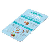 ベーキングチャートナットアレルギー磁石のナット代替品 マグネット (左側)