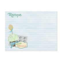 ベーキングツールレシピカード