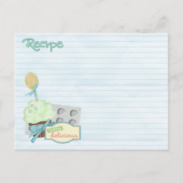 ベーキングツールレシピカード ポストカード