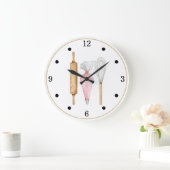 ベーキングツール器具キッチン ラージ壁時計 (ホーム)