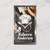 ベーキングツール | Chefの帽子とツール 名刺 (正面)