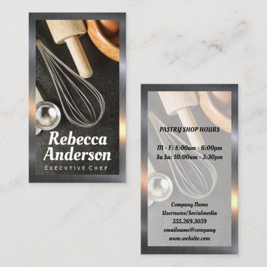 ベーキングツール | Chef 名刺 (正面/裏面)