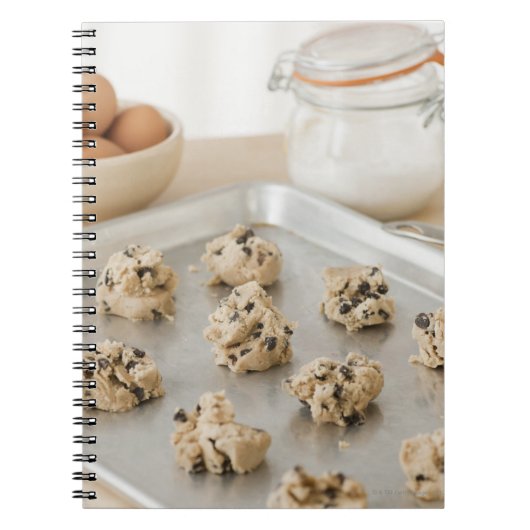 ベーキングトレイのRaw Cookie ノートブック (正面)