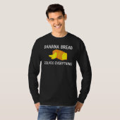 ベーキングバナナパンですべてを解決 Tシャツ (正面フル)