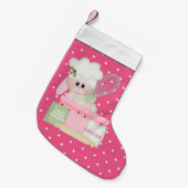 ベーキングバニーホリデークリスマスストッキング スモールクリスマスストッキング (正面 (吊り時))
