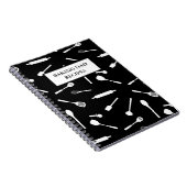 ベーキングパパレシピキッチンツール空白のライニング ノートブック (右側)