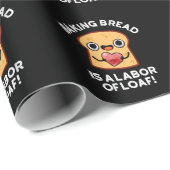 ベーキングパンはパンの労働パンPun Dark BG ラッピングペーパー (ロールコーナー)