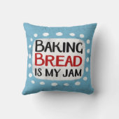 ベーキングパンは私のジャム装飾用クッション クッション (裏面)