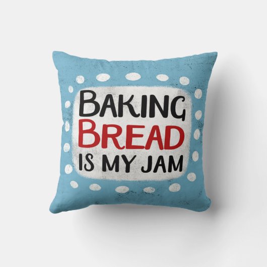 ベーキングパンは私のジャム装飾用クッション クッション (裏面)