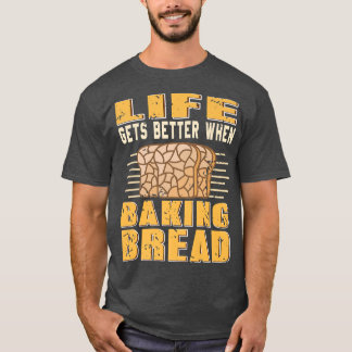 ベーキングパンヴィンテージTee Pre時に人生が良くなる Tシャツ