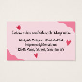 ベーキングパン転がリーキャットキットンのピンクッキー生地 (裏面)