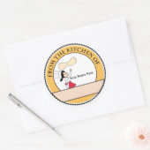 ベーキングパーソナライズされた販売ステッカーラベル ラウンドシール (封筒)