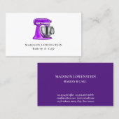 ベーキングパープルウィスクケーターペストリモダンー 名刺 (正面/裏面)