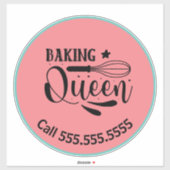 ベーキングビジネスカーデカール シール (シート)