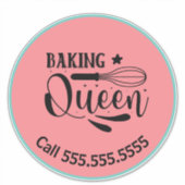 ベーキングビジネスカーデカール シール (正面)