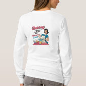 「ベーキングビートの行動:心配遠くにを漏らす」 Tシャツ (裏面)