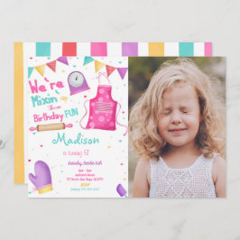 ベーキングフォト招待状 招待状