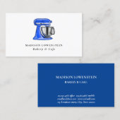 ベーキングブルーウィスクケーターラーパティシモダンエ  名刺 (正面/裏面)